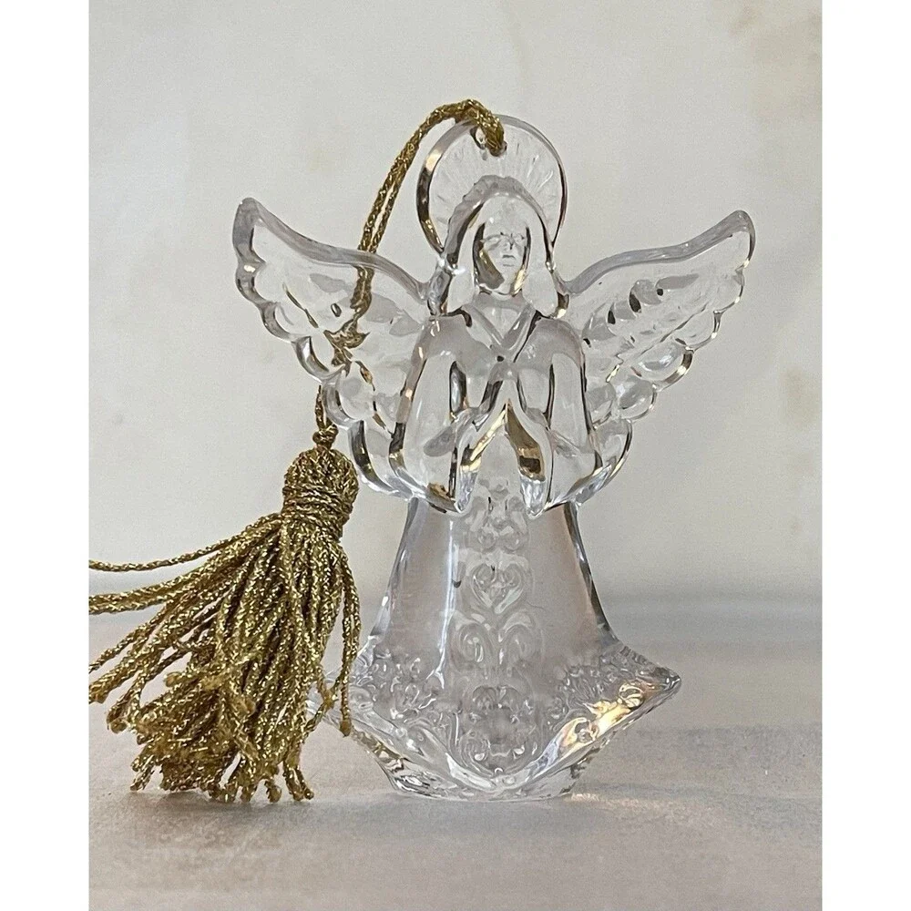 Marquis by Waterford  Angel Ornament Crystal Christmas Original Box 4.25